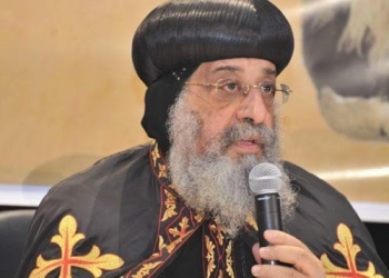 البابا تواضروس يلقي عظته من كنيسة الأنبا شنودة بالقباري