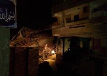 وفاة طفلتين فى انهيار عقار منيا القمح بالشرقية