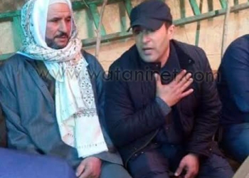  الفنان أحمد السقا يقدم العزاء لأسرة شهيد العريش بكفرالشيخ 