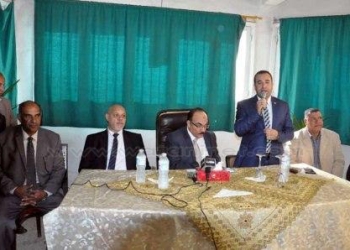 محافظ القليوبية خلال اللقاء الجماهيري لأهالي مدينة قها: إنشاء 11 مصنع بالمحافظة 