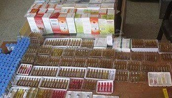 ضبط أدوية منتهية الصلاحية ومجهولة المصدر بصيدليات الدقهلية
