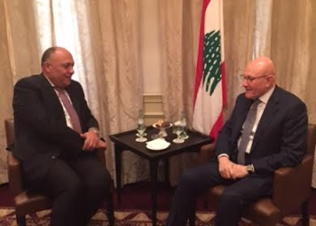 شكري يلتقي برئيس وزراء لبنان ووزراء خارجية روسيا والولايات المتحدة وألمانيا 