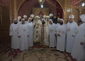 تكريس رهبان جدد بدير القديس مكاريوس السكندري