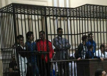 النائب هيثم الحريري  داخل قفص محكمة الجنايات 