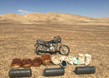 الجيش الثالث الميدانى ينجح فى ضبط مخزن للمتفجرات  