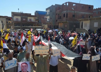  3 مسيرات بكفرالشيخ اعتراضا اتفاقية تيران وصنافير
