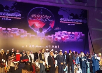 إفتتاح أسطورى للمهرجان الدولى للطبول والفنون التراثية