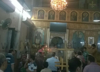 الاحتفال بعشية  أحد الشعانين بالسويس