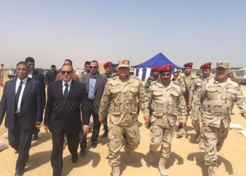  «الجيش »يضع حجر أساس إعادة إعمار «عفونة» المتضررة بالسيول