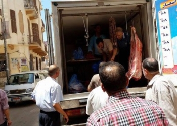 ضبط 500 كيلو لحوم فاسدة تبيعها سيارة تابعة لـ”الزراعة” بالبحيرة