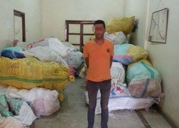  ضبط سيارتين محملتين بـ3أطنان بانجو