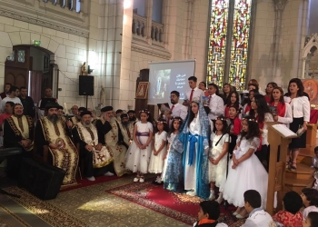 الأنبا مارك يشهد الاحتفال المهيب لعيد العذراء بشمال فرنسا