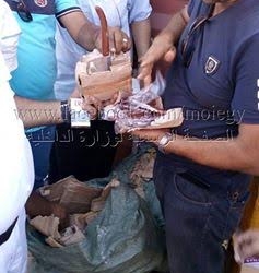 إحباط محاولة تهريب كميات كبيرة من الأسلحة البيضاءببورسعيد 