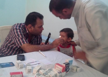 قافلة طبية من مستشفى الرمد لعلاج مرضى العيون من أبناء الداخلة””