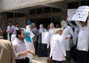 إضراب الأطباء الاستشاريين بمستشفى الشرطة