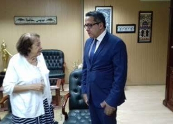 وزير الآثار يلتقى بوكيل مؤسسي نقابة الأثريين 