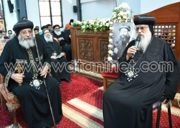 البابا تواضروس يشهد الاحتفال بذكرى إستشهاد الأنبا صموئيل