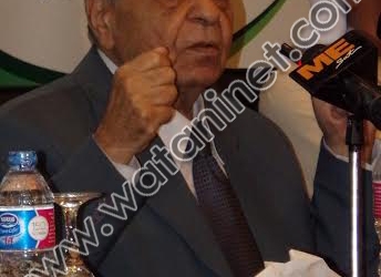 تكريم اللواء باقى زكى صاحب فكرة اقتحام خط بارليف 