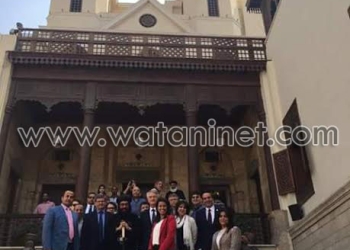 وفد فرنسي يدعم السياحة ويزور كنائس مصر القديمة