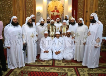 خمسة أساقفة يرسمون رهبان جدد لثلاثة أديرة بسوهاج