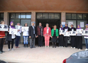 بنات عين شمس تحتفل باليوم العالمى لمناهضة العنف ضد المرأة والفتاة