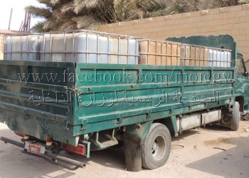 ضبط مبيدات ومخصبات زراعية  مجهولة المصدر 