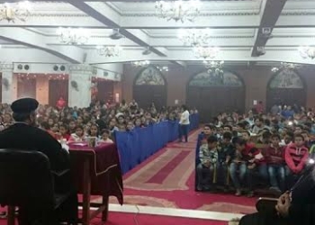 القمص داود لمعي يشارك بأمسية روحية بمدينة السلام