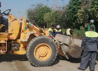 حملة لتطهير هضبة الأهرام من المخالفات والإشغالات