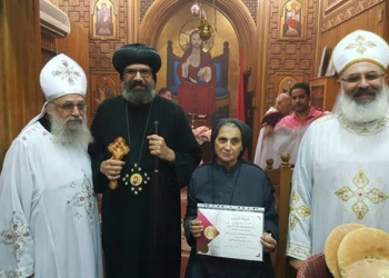 سيامة مكرسة جديدة لخدمة “طريحي الفراش” بشبرا الشمالية