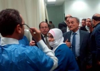 محافظ القليوبية يزور مصابي حادث قليوب-شبين القناطر