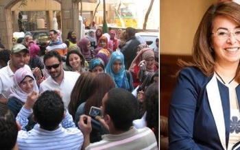 “غادة والى” تعلن خلو جامعة حلوان من المدمنين