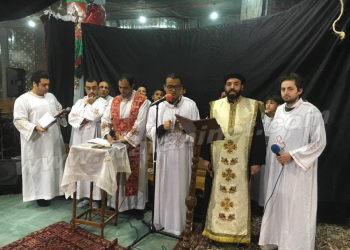 عشية عيد نياحة الأنبا أنطونيوس من كنيسته بزهراء المعادى