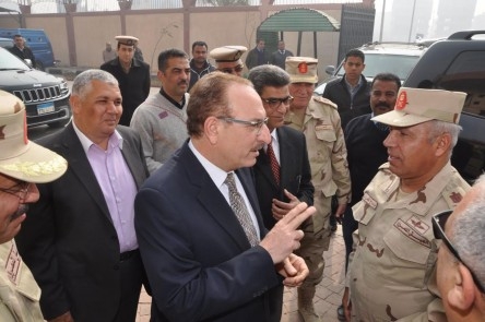محافظ بني سويف يستقبل رئيس الهيئة الهندسية بالقوات المسلحة