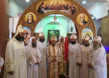الأنبا قزمان يُسيم كاهن عام لسيناء الشمالية