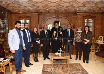 قداسة البابا تواضروس يستقبل وفدًا من جريدة “وطني”