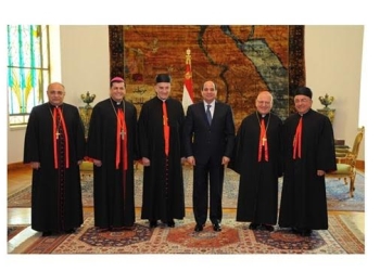 تفاصيل لقاء السيسى مع بطريرك الكلدان الكاثوليك و الكاردينال اللبنانى