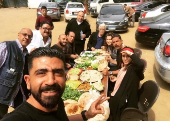 الفول والفلافل والجبنة وجبة افطار فريق عمل كلابش 