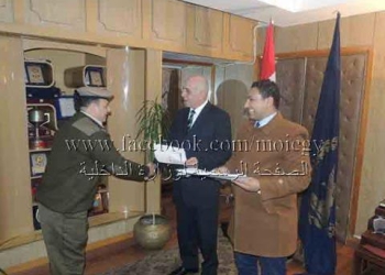 تكريم عدد من رجال الشرطة المتميزين بالمنيا