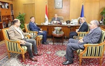 دمياط يبحث مع جمعية “من أجل مصر” توفير السلع الغذائية للمواطنين 