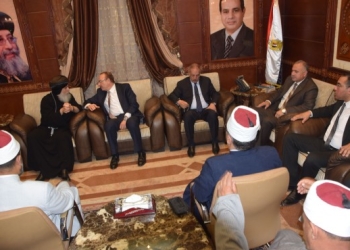 تهاني ومواساة في إستقبالات العيد ببني سويف