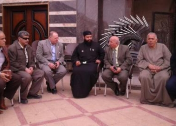 كفر شكر التعليمية تعزى فى شهداء أحد السعف
