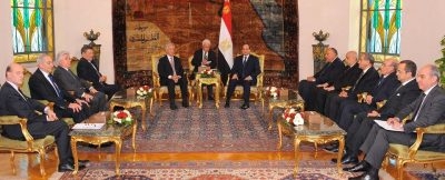 الرئيس “السيسى” يستقبل رئيس جمهورية أوروجواي
