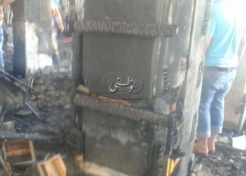 السيطرة على حريق هائل بدير البراري1