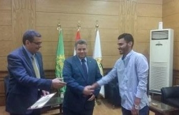 مجلس قيادات جامعة بنها يشيد بأداء فريق بنها للربوت