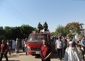 تشييع جثمان شهيد الواجب الوطنى من دير مواس