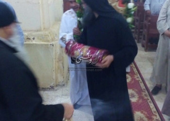 الاحتفال بعيد تكريس كنيسة أبي سفين بديره بصوص