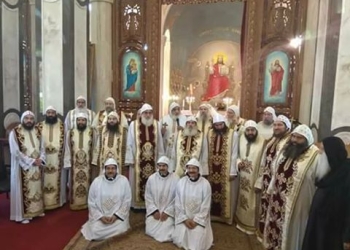 سيامة وترقية رهبان جدد بدير الشهيد “مارمينا مريوط”