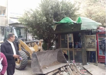 محافظة القاهرة تزيل 119 كشك مخالف من أحيائها