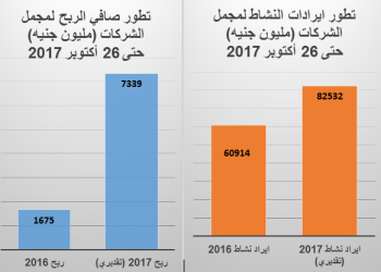 وزارة قطاع الأعمال العام: مؤشر ربحية الشركات التابعة يسجل 7.3 مليار جنيه