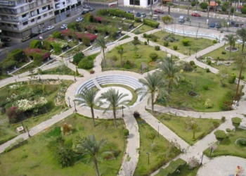 استمرار اعمال التطوير لحديقة الميرلاند بمصر الجديدة